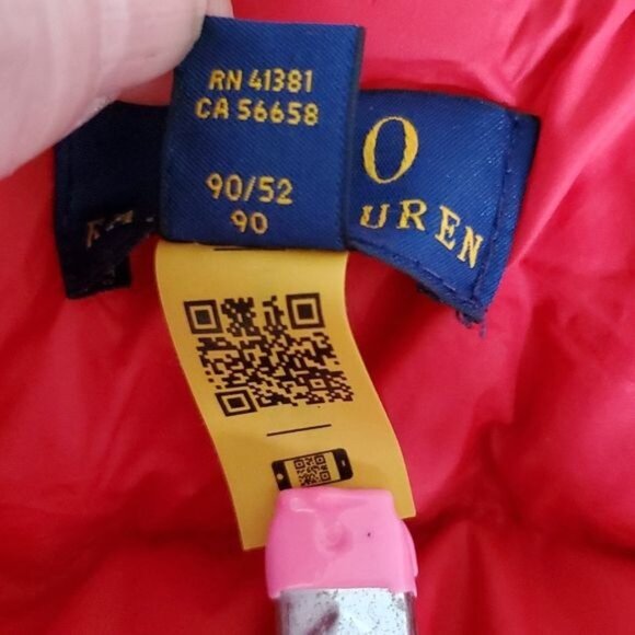Polo Ralph Lauren RED Puffer WINTER Jacket Coat Parka Water Down TODDLER BOYS 2T - Picture 9 of 16